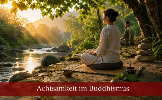Achtsamkeit im Buddhismus - Symbolbild
