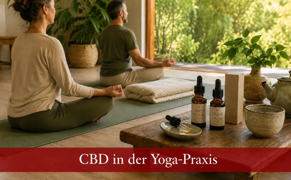CBD in der Yoga-Praxis - Symbolbild