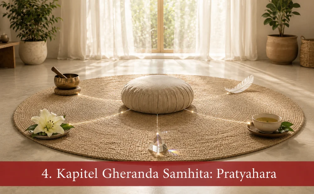 4. Kapitel Gheranda Samhita: Pratyahara - Symbolbild