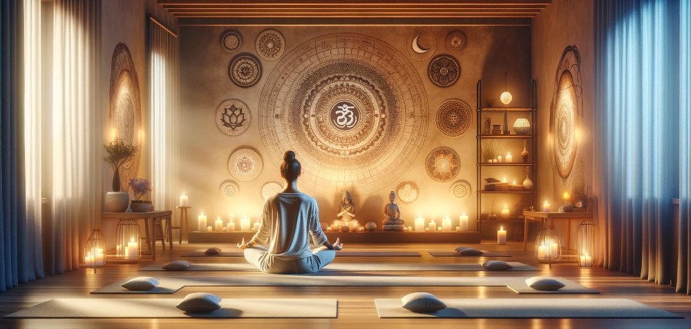 Kundalini-Meditation im Yogastudio
