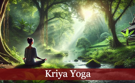 Kriya Yoga am Fluss