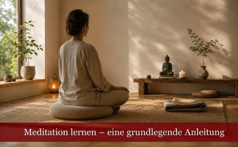 Meditation lernen – eine grundlegende Anleitung - Symbolbild