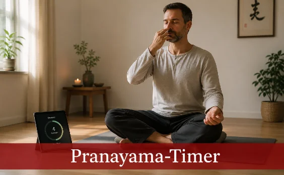 Pranayama-Timer Symbolbild