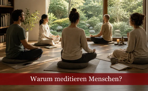 Warum meditieren Menschen? - Symbolbild