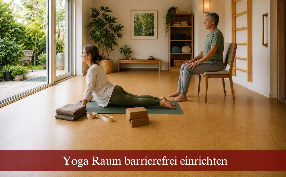 Yoga Raum barrierefrei - Symbolbild
