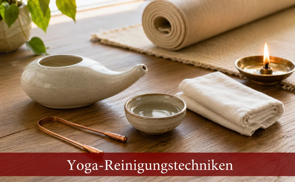 Yoga Reinigungstechniken Symbolbild