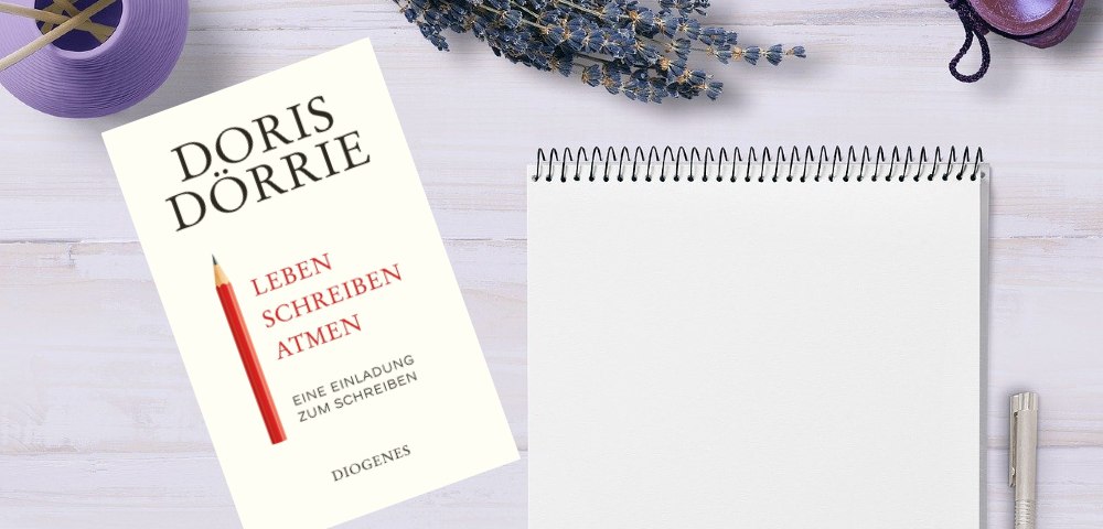 Schreibtisch Buch Leben Schreiben Atmen