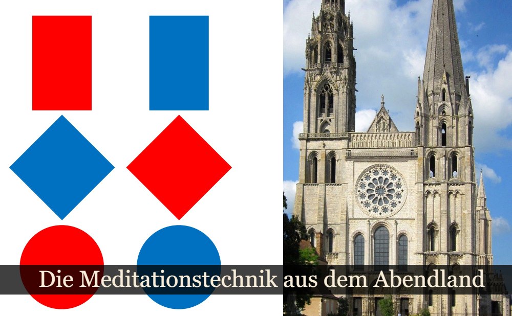 Die Tafeln und die Kathedrale von Chartres