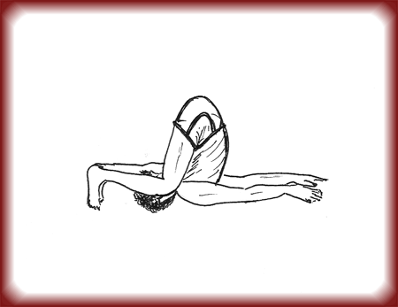 Karnapidasana (Karnpirasana)