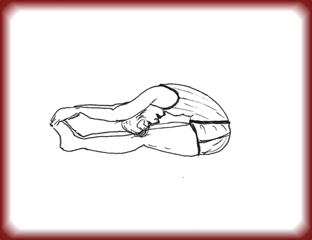 Paschimothanasana – sitzende Vorwärtsbeuge
