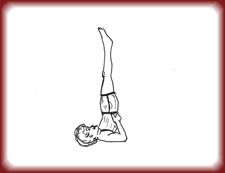 Sarvangasana – Schulterstand oder Kerze